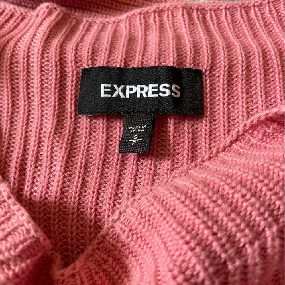 Pink Express Ruffle Sleeve Sweater - Picture 2 of 4